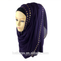 Moda New Pattern whosale mulheres pedra simples diamante quente elegante muçulmano hijab